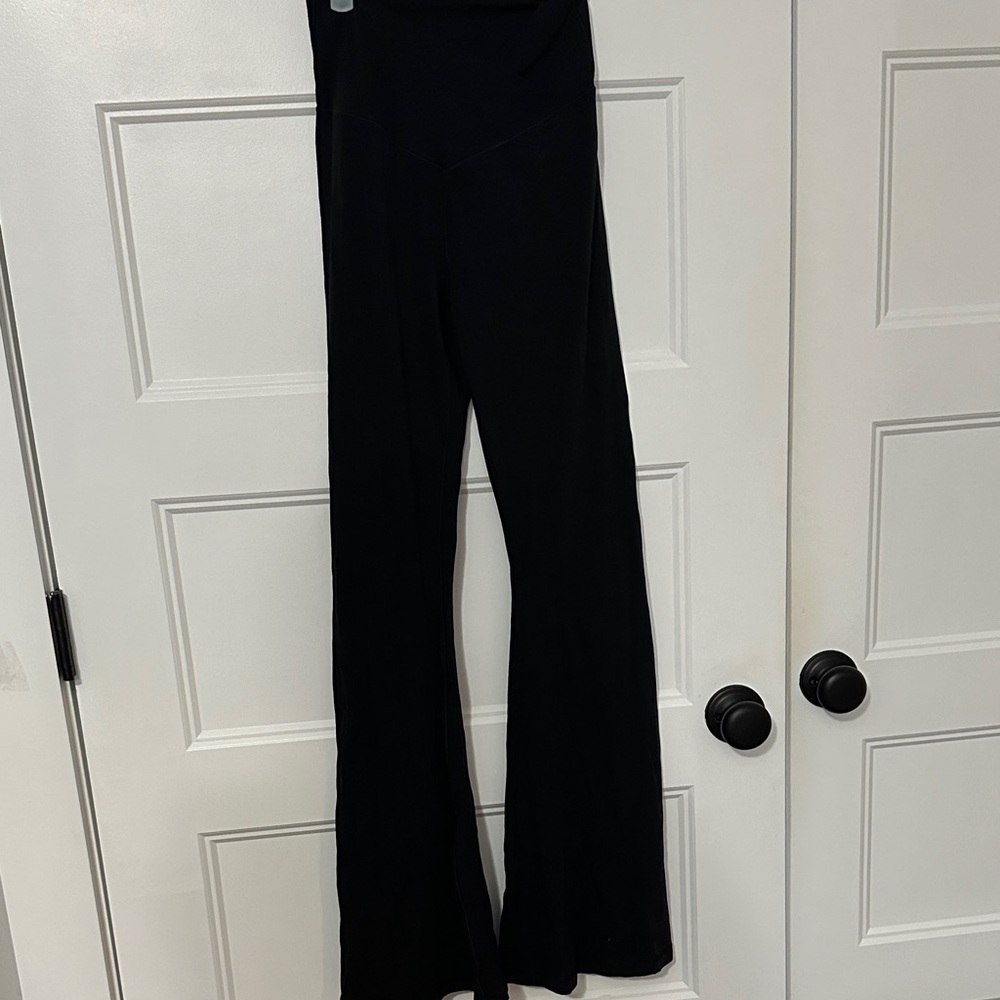 Aerie Midnight Black Flare Pants
